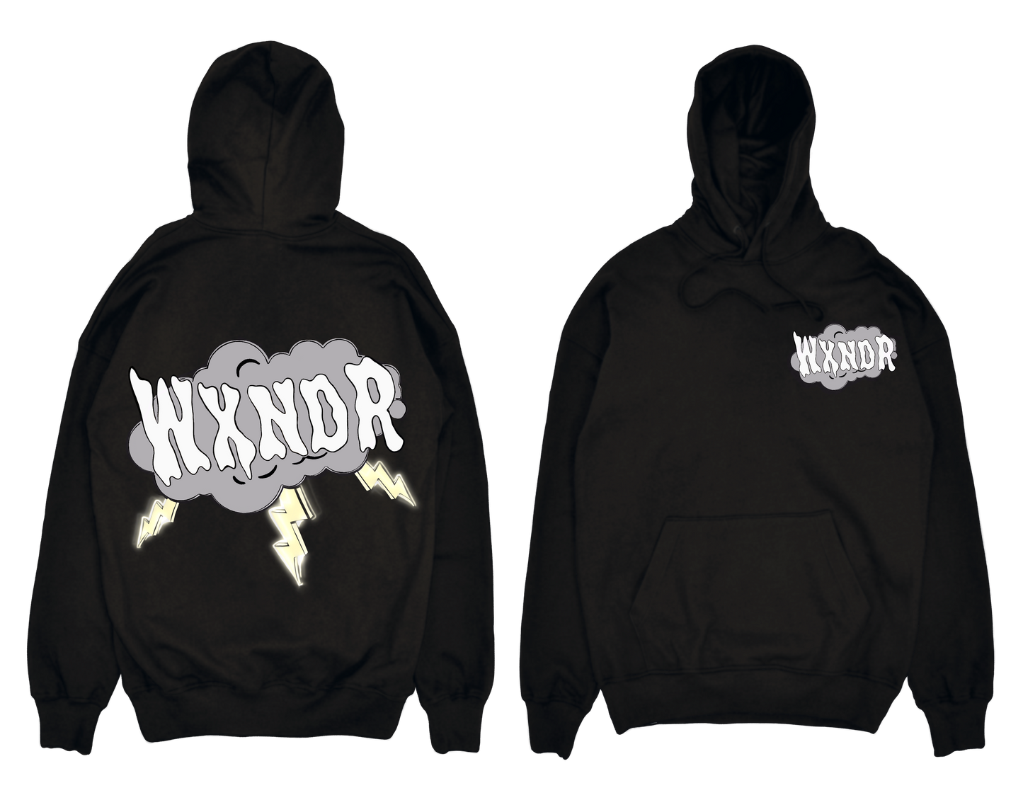 CLOUD 9 HOODIE (BLACK)